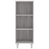 vidaXL Highboard Grey Sonoma 34.5x34x180 cm Engineered Wood