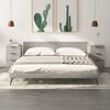 vidaXL Bedside Cabinets 2 pcs Concrete Grey 40x36x65 cm