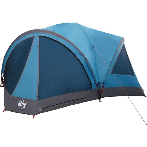 vidaXL Family Tent with Roof Blue and Grey 460 x 430 x 214 cm