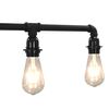 vidaXL Ceiling Lamp Black 5 x E27 Bulbs