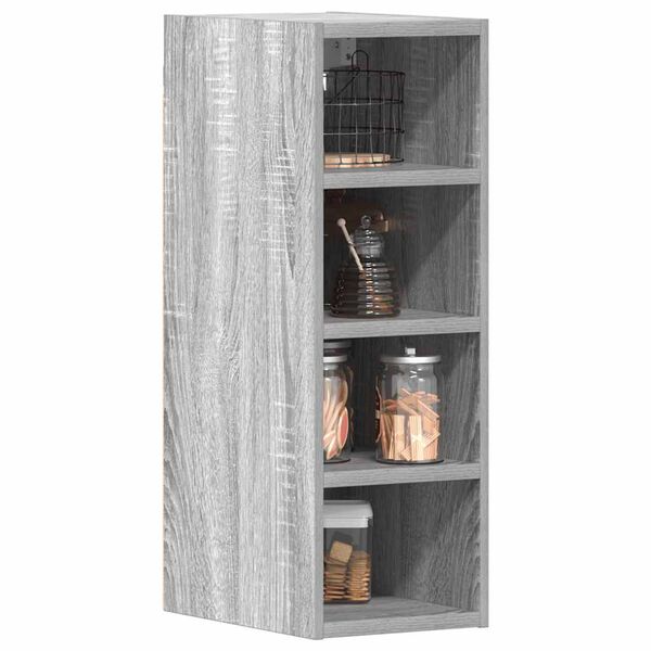 vidaXL Hanging Cabinet Riga Grey Sonoma 20x29.5x60 cm Engineered Wood