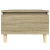vidaXL Side Table Sonoma Oak 50x46x35 cm Engineered Wood
