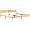 vidaXL Bed Frame without Mattress Solid Mango Wood 200x200cm