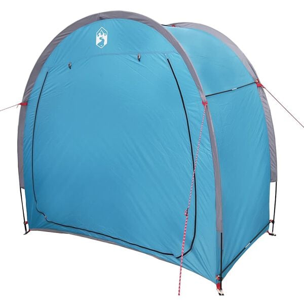 vidaXL Bike Storage Tent with Roof with Storage Blue 210 x 90 x 174 cm