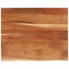 vidaXL Desk Top 100x80x3.8 cm Rectangular Solid Wood Acacia Live Edge