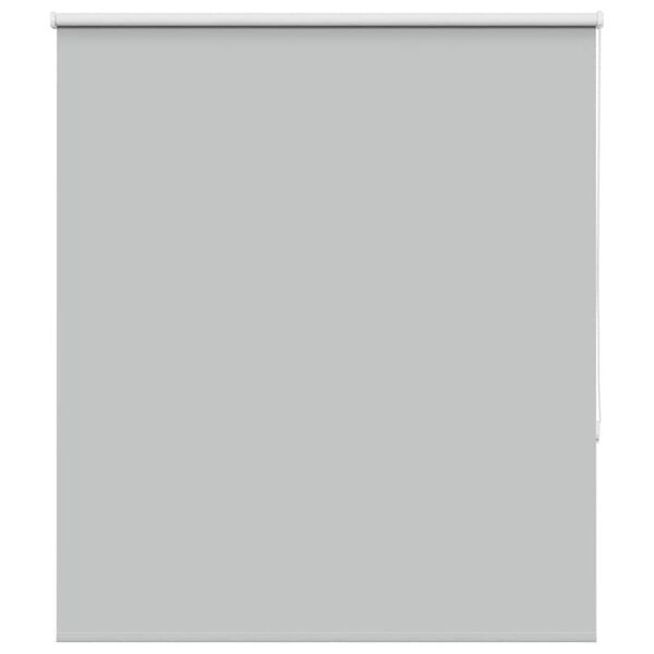 vidaXL Roller Blind Blackout Light Grey 130x130 cm Fabric Width 126.6 cm Polyester
