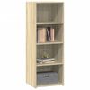 vidaXL Highboard Sonoma Oak 45x41x124 cm Engineered Wood