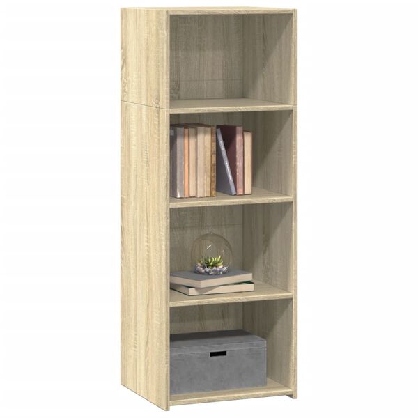 vidaXL Highboard Sonoma Oak 45x41x124 cm Engineered Wood