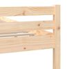 vidaXL Bed Frame without Mattress Solid Wood 150x200 cm King Size King Size