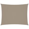 vidaXL Sunshade Sail Oxford Fabric Rectangular 6x8 m Taupe