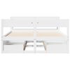 vidaXL Bed Frame without Mattress White 160x200 cm Solid Wood Pine