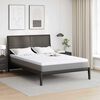 vidaXL Mattress Topper White 160 x 200 x 7 cm Jaquard Fabric