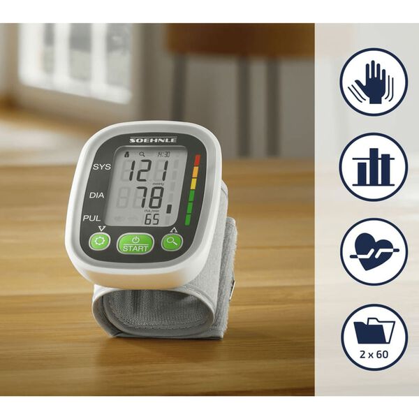 Soehnle Wrist Blood Pressure Monitor Systo Monitor 100