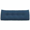 vidaXL Back Pillow Blue 120 x 24 x 50 cm Fabric