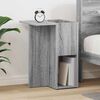 vidaXL End Table Grey Sonoma 35 x 40 x 55 cm Engineered Wood