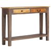 vidaXL Console Table Solid Wood Vintage 118x30x80 cm