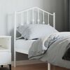 vidaXL Metal Headboard White 75 cm