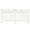 vidaXL Radiator Cover High Gloss White 172 x 19 x 81.5 cm