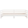 vidaXL Pull-out Day Bed without Mattress White 80x200 cm