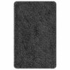 vidaXL Anti-slip Bath Mat Dark grey 50 x 80 cm PP