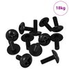 vidaXL Sleeve Screws 8182 pcs Black M4 x 10 mm Iron