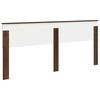 vidaXL Headboard Brown Oak 200 cm Engineered wood