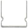 vidaXL Fence Anchors 6 pcs Silver 14x6x15 cm Galvanised Steel