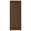 vidaXL Shoe Cabinet Brown Oak 29.5x34x76 cm Engineered Wood