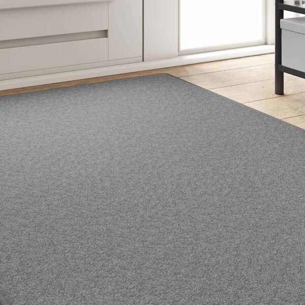 vidaXL Carpet Runner Light Grey 100 x 300 cm 100% Polypropylene