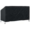 vidaXL Garden Bench Cover Black 205 x 85 x 65 / 94 cm 420D fabric