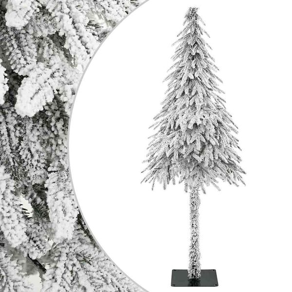 vidaXL Artificial Christmas Tree with Stand White 71 x 71 x 150 cm