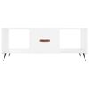 vidaXL Coffee Table High Gloss White 102x50x40 cm Engineered Wood