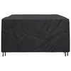 vidaXL Furniture Cover Plain Black 240 x 190 x 90 cm 600D