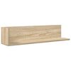 vidaXL Wall Shelves 2 pcs Sonoma Oak 75x16.5x16.5 cm Engineered Wood
