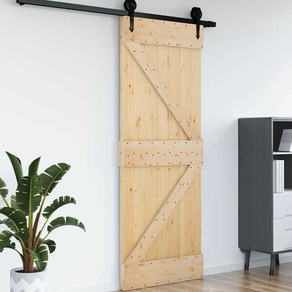 vidaXL Door NARVIK 70x210 cm Solid Wood Pine