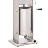 vidaXL Manual Sausage Stuffer Silver 15 L Stainless Steel