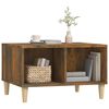 vidaXL Coffee Table Smoked Oak 60x50x36.5 cm Engineered Wood