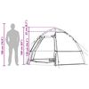 vidaXL Instant Tent Folding Green 280 x 280 x 160 cm Steel