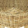 vidaXL Hall Bench 110x35x45 cm Natural Rattan