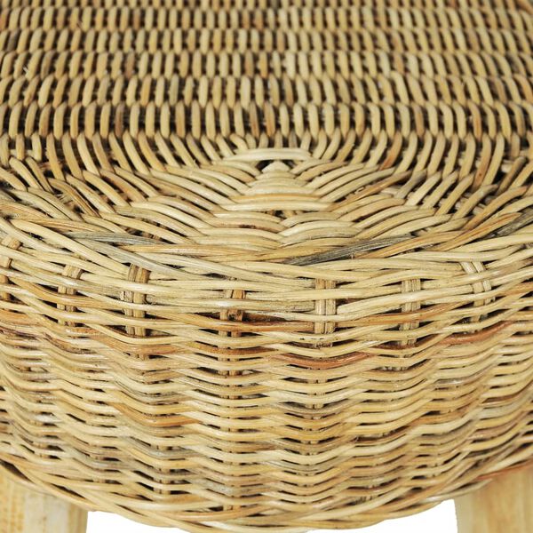 vidaXL Hall Bench 110x35x45 cm Natural Rattan