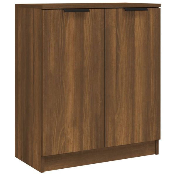 vidaXL Sideboards 2 pcs Brown Oak 60x30x70 cm Engineered Wood
