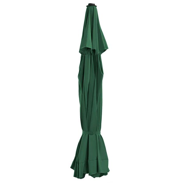 vidaXL Replacement Fabric for Outdoor Parasol Green 515 cm