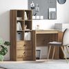 vidaXL Desk with Drawer 2 pcs Artisan Oak