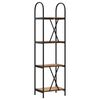 vidaXL Bookshelf Old Wood 40 x 30 x 146 cm Engineered wood
