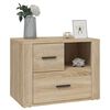 vidaXL Bedside Cabinet Sonoma Oak 60x36x45 cm Engineered Wood