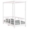 vidaXL Kids Bed Frame White 70x140 cm Solid Wood Pine