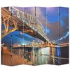 vidaXL Folding Room Divider 228x170 cm Sydney Harbour Bridge