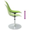 vidaXL Swivel Dining Chairs 4 pcs Green PP