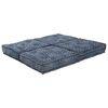 vidaXL Modular Sofa 2 pcs Indigo Print 140 x 70 x 36 cm Fabric