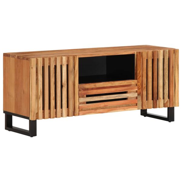 vidaXL TV Cabinet 100x34x46 cm Solid Wood Acacia